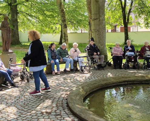 Entspannung im Schlosspark